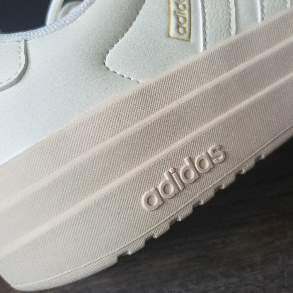 adidas Women’s Platform Sneakers in Ivory Cream